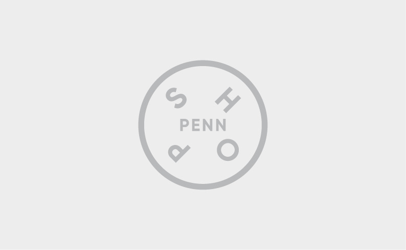 Shop Penn logo Shop Penn Logo on light grey background.