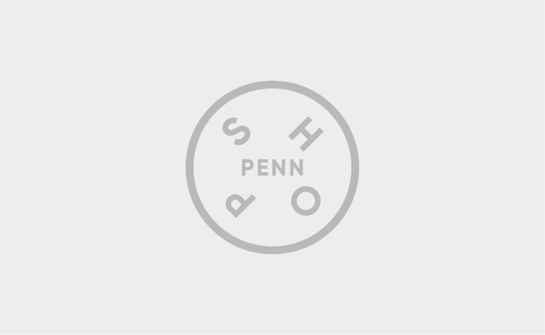 Shop Penn Logo on light grey background.