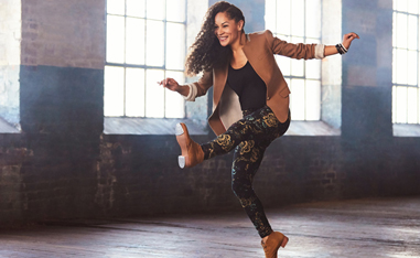 woman dancing in open loft space