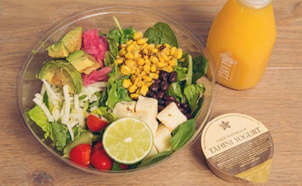 Salad prepared by Pret A Manger.