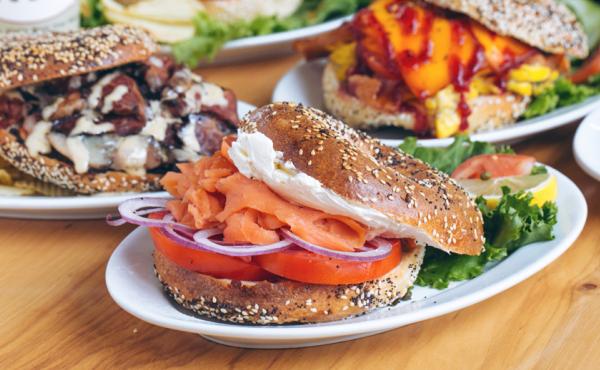 Delicious bagels made by Spread Bagelry.