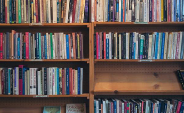 Books on display at House of our Own Books