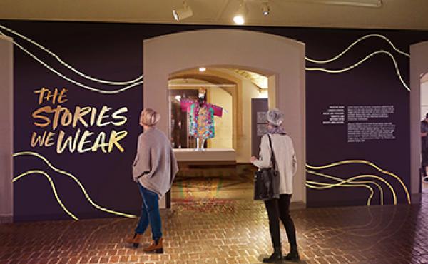 digital mockup of penn museum exhibition