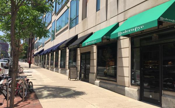 Image of Shop Penn storefronts in University City 