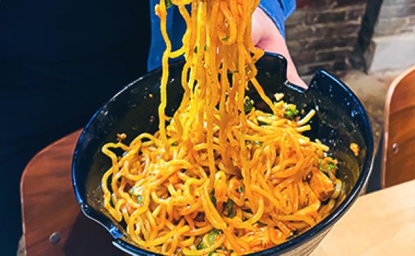 stir-fry noodle pull