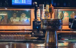 The bar at Smokey Joe's.