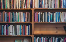 Books on display at House of our Own Books