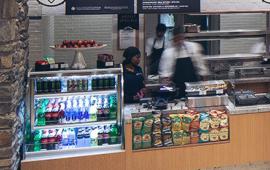 Food selections at Houston Market