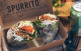 spurrito cut in half in a box