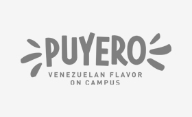 Puyero Logo the words puyero venezuelan flavor on campus